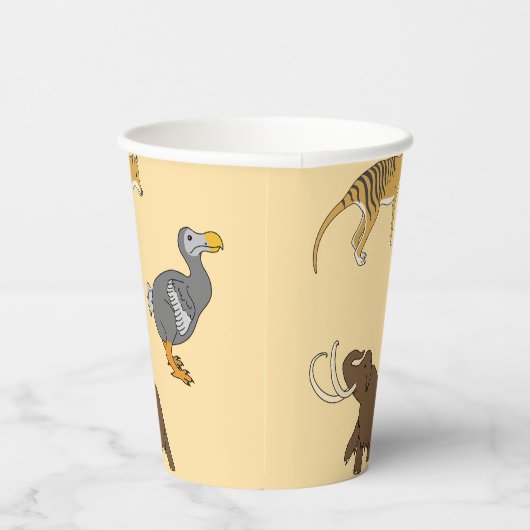 Extinct Animals  紙コップ (右)