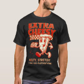 Extra Cheesy Unhinged Funny Retro Funny Adult Pran Tシャツ (正面)