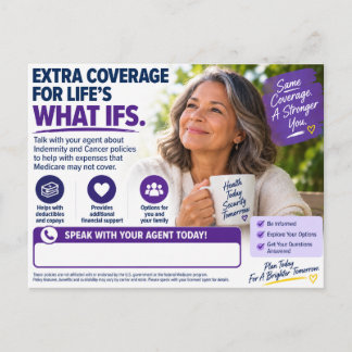 Extra Coverage “What Ifs” ポストカード | 保障補償