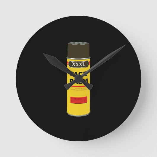 Extra Extra Large顔PALM ラウンド壁時計 (正面)