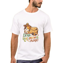 Extra Guac-Meow-Le Please 猫Tシャツ