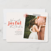 Extra Joyful Coral Pregnancy Announcement写真 シーズンカード (正面)