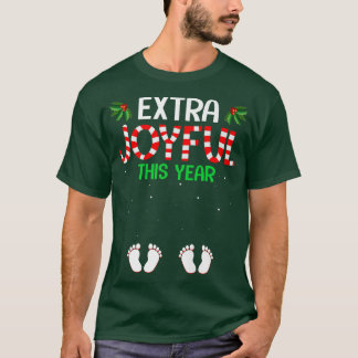 Extra Joyful This Year Pregnancy Announcement Chri Tシャツ