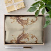 Extra Large Gold Baroque Floral Decoupage 薄葉紙 (ギフト)