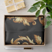 Extra Large Gold Baroque Floral Decoupage 薄葉紙 (ギフト)