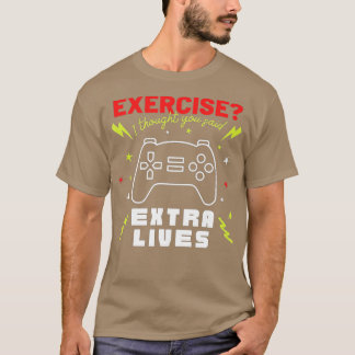 Extra Lives おもしろい Video Game ControllerレトロBoy Tシャツ