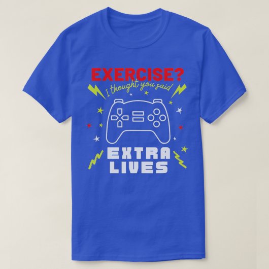 Extra Lives おもしろい Video Game ControllerレトロBoy Tシャツ (デザイン正面)