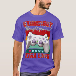 Extra Lives おもしろい Video Game ControllerレトロBoy Tシャツ