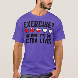 Extra Lives Funny Video Game Controller Retro  Boy Tシャツ