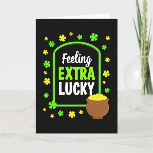 Extra Lucky Greeting Card カード (正面)