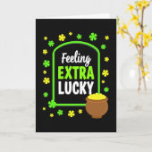 Extra Lucky Greeting Card カード (黄色い花)