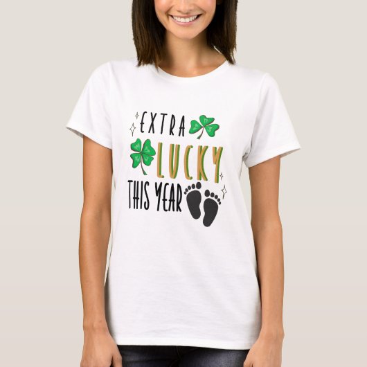 Extra Lucky This Year - St. Patrick's Day Tシャツ (正面)