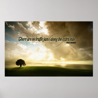 Extra Mileポスタやる気を起こさせるー ポスター