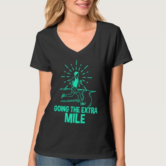 Extra Mile Cross Country  Runners Track Tシャツ (正面)