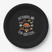 Extra Stuffing Y'All - Leftovers Are For Quitters ペーパープレート (正面)