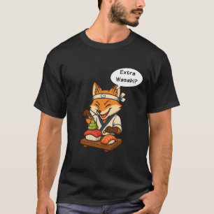 Extra Wasabi? – The Spicy Sushi Fox Tシャツ