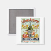 Extrait d'Absintheポスターファインアート マグネット (正面/裏面)