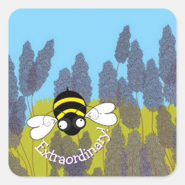 Extraordinary Bee Sticker スクエアシール