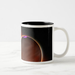 extrasolar惑星のクローズアップ ツートーンマグカップ
