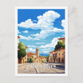 Extremaduraスペインのヴィンテージ旅行 ポストカード (正面)
