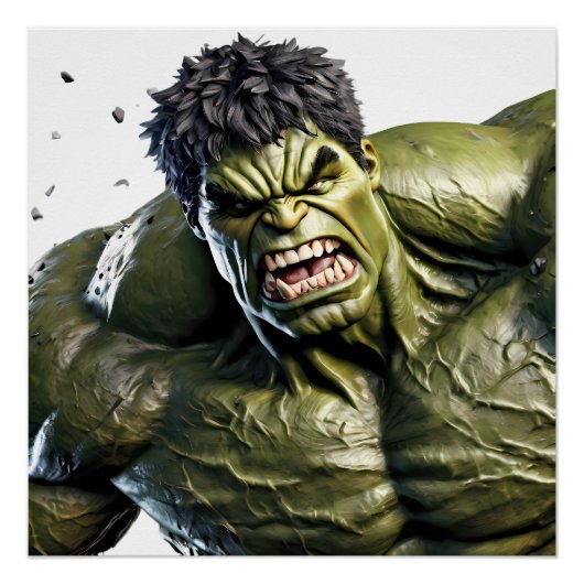 Extreme Close-Up of the Enraged Hulk ポスター (正面)