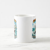 Extreme Ironing Shark Mug コーヒーマグカップ (中央)