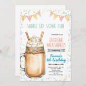 Extreme Milkshakes Birthday Party Invitation 招待状 (正面/裏面)