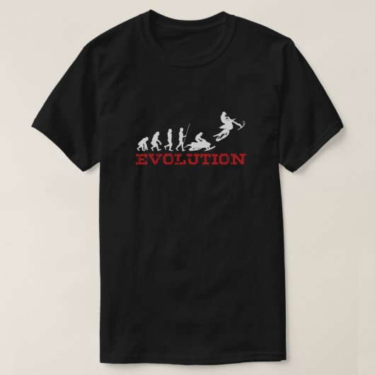 Extreme Snowbike Evolution Snow Bike Sports Gift Tシャツ (デザイン正面)