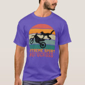 EXTREME SPORT MOTOCROSS funny Tシャツ (正面)