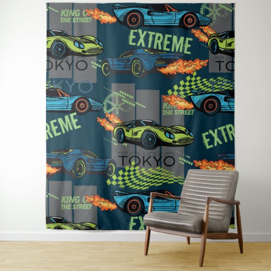 Extreme Tokyo Street Racing Pattern タペストリー (インサイチュ)