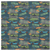 Extreme Tokyo Street Racing Pattern ファブリック (見本)