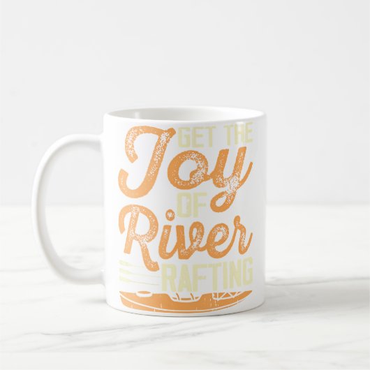 Extreme Whitewater Rafting Excitement コーヒーマグカップ (左)