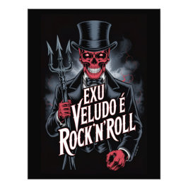 Exu Veludo é Rock'N'Roll #1 フォトプリント