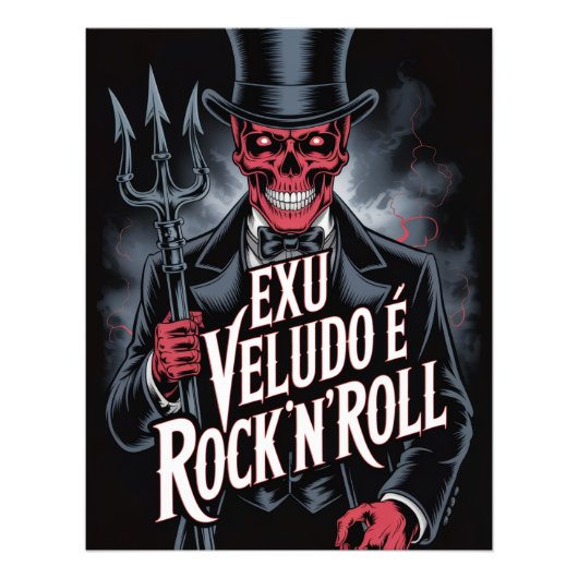 Exu Veludo é Rock'N'Roll #1 フォトプリント (正面)
