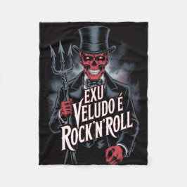 Exu Veludo é Rock'N'Roll #1 フリースブランケット