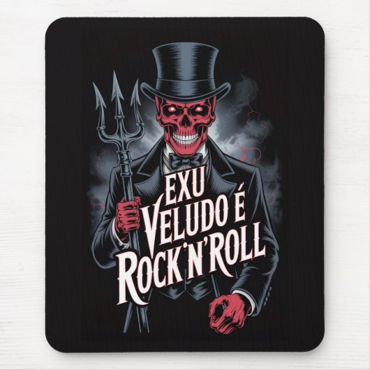 Exu Veludo é Rock'N'Roll #1 マウスパッド (正面)