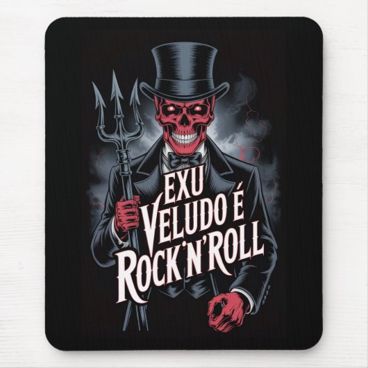 Exu Veludo é Rock'N'Roll #1 マウスパッド (正面)