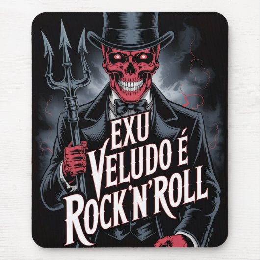 Exu Veludo é Rock'N'Roll #1 マウスパッド (正面)