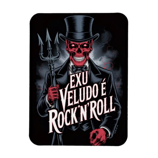 Exu Veludo é Rock'N'Roll #1 マグネット (縦)