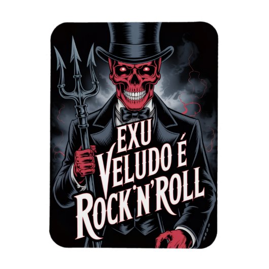 Exu Veludo é Rock'N'Roll #1 マグネット (縦)