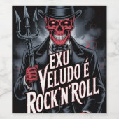 Exu Veludo é Rock'N'Roll #1 ワインラベル (シングルラベル)