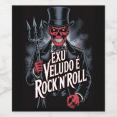 Exu Veludo é Rock'N'Roll #1 ワインラベル (シングルラベル)