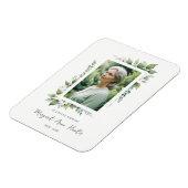  Exuberant Flower & Foliage Frame Photo Keepsake マグネット (左側)