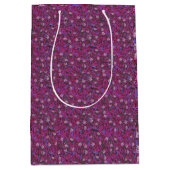 Exuberant frosting rose garden gift bag ミディアムペーパーバッグ (正面)