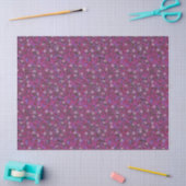 Exuberant frosting rose garden tissue paper 薄葉紙 (クラフト)