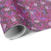 Exuberant frosting rose garden wrapping paper ラッピングペーパー (ロールコーナー)