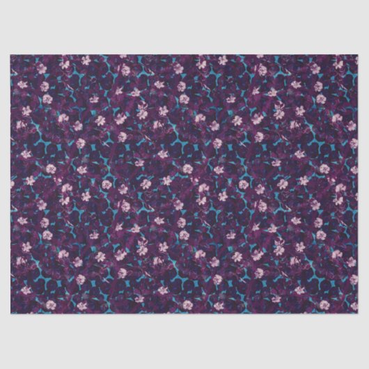 Exuberant frosting rose garden wrapping paper 薄葉紙 (正面)