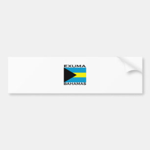 Exuma、バハマ バンパーステッカー