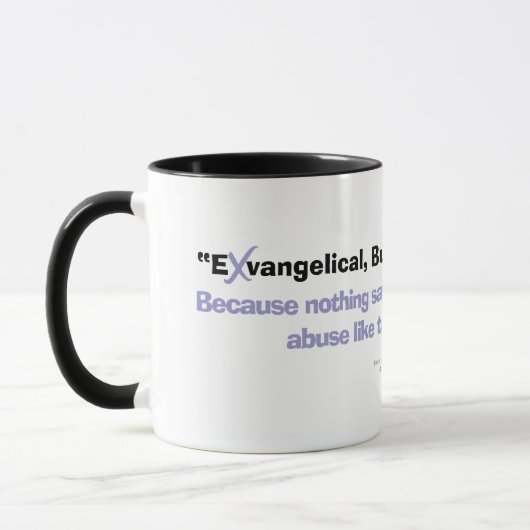Exvangelical,しかし、それをエスプレッソにする – Snarky Mug マグカップ (左)