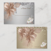 Exvasanzaエレガントのネーム結婚エンクロージャカード エンクロージャーカード (正面/裏面)